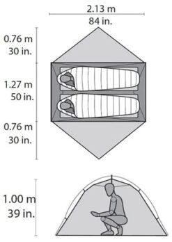 MSR Hubba Hubba NX / 2 Persoons Tent Groen -Outdoor Camping Selecteer Winkels 10085 hubba hubba nx