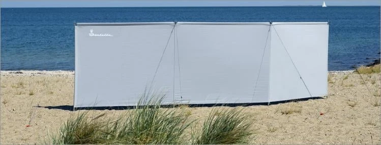 Isabella Sun 3-delig Windscherm - Grijs 2 Isabella Sun 3-delig Windscherm - Grijs - Afbeelding 2