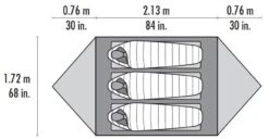 MSR Mutha Hubba NX / 3 Persoons Tent Groen -Outdoor Camping Selecteer Winkels 34238 msr mutha hubba nx 3 persoons tent green