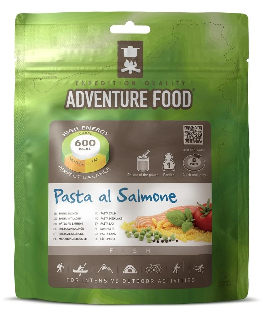Adventure Food Pasta Met Zalm Maaltijd 1 Adventure Food Pasta Met Zalm Maaltijd