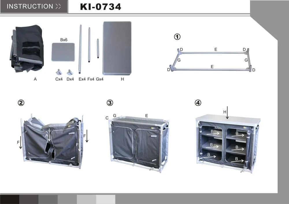 Campart Travel Campingkast Madrid 10 Campart Travel Campingkast Madrid - Afbeelding 10