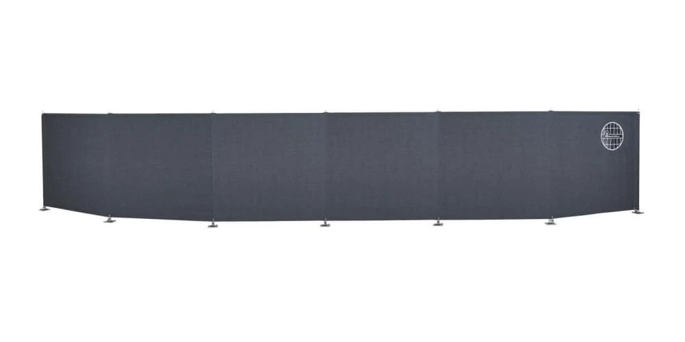 Isabella Mega Granite 6-delig Windscherm - Donkergrijs 1 Isabella Mega Granite 6-delig Windscherm - Donkergrijs