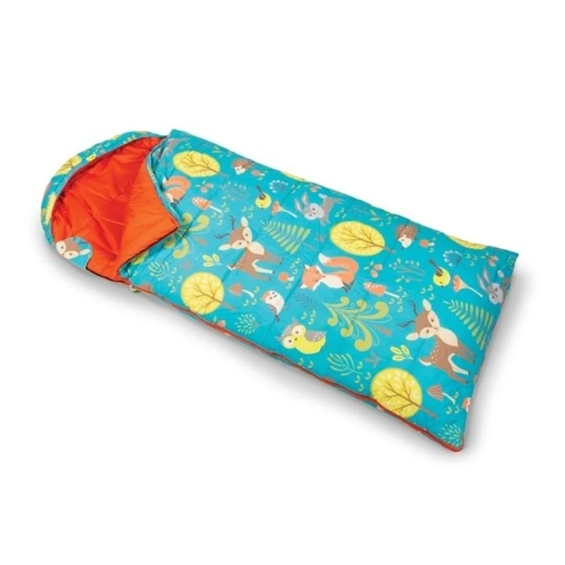 Kampa Bosdieren Deken Kinderslaapzak Synthetisch Blauw 1 Kampa Bosdieren Deken Kinderslaapzak Synthetisch Blauw