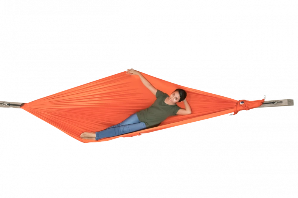 Ticket To The Moon Compact Single Hangmat Oranje 2 Ticket To The Moon Compact Single Hangmat Oranje - Afbeelding 2