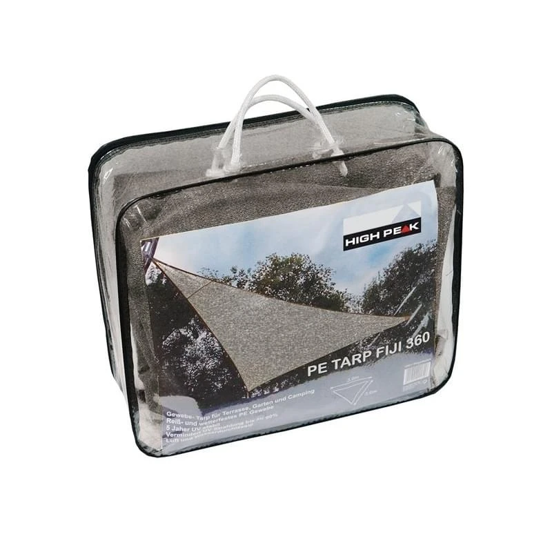 High Peak Bermuda Driehoek Tarp - Grijs 2 High Peak Bermuda Driehoek Tarp - Grijs - Afbeelding 2