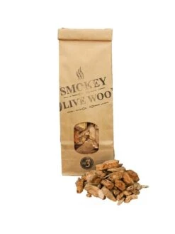 Smokey Olive Wood Rookchips No.3 Olijfhout
