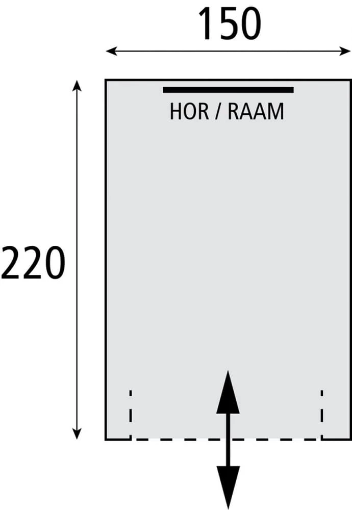 Bardani Bolero Schuurtent Grijs 2 Bardani Bolero Schuurtent Grijs - Afbeelding 2