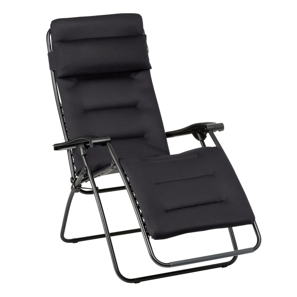 Lafuma RSX Clip Air Comfort XL Relaxstoel Zwart 1 Lafuma RSX Clip Air Comfort XL Relaxstoel Zwart