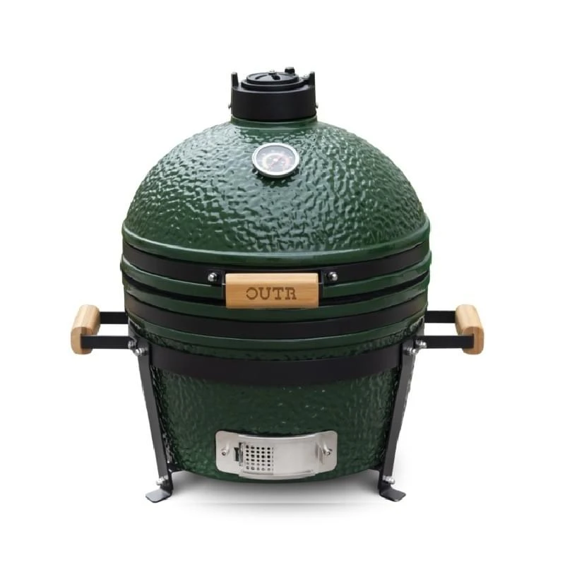 Outr Medium Kamado Barbecue Groen 1 Outr Medium Kamado Barbecue Groen