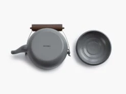 Barebones Geëmailleerde Theepot Donkergrijs -Outdoor Camping Selecteer Winkels 77646 barebones enamel theepot stone grey