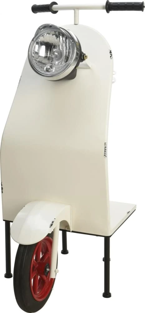 ML Deco Scooter Met Tafel Wit 1 ML Deco Scooter Met Tafel Wit