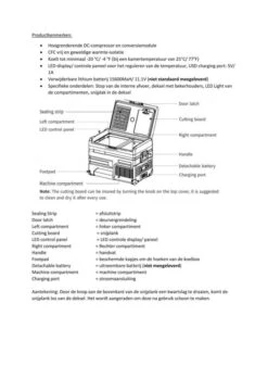 Campguru 45L Double Koelbox 11 Campguru 45L Double Koelbox -Outdoor Camping Selecteer Winkels 80422 human comfort 45l double koelbox