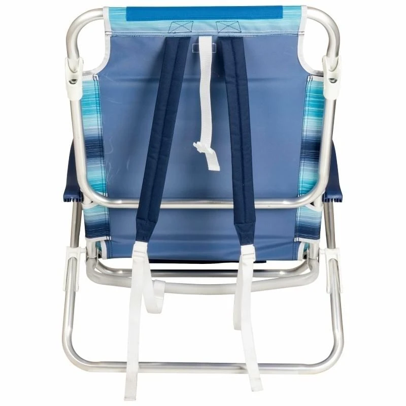 Safarica Santa Cruz Strandstoel Blauw 2 Safarica Santa Cruz Strandstoel Blauw - Afbeelding 2