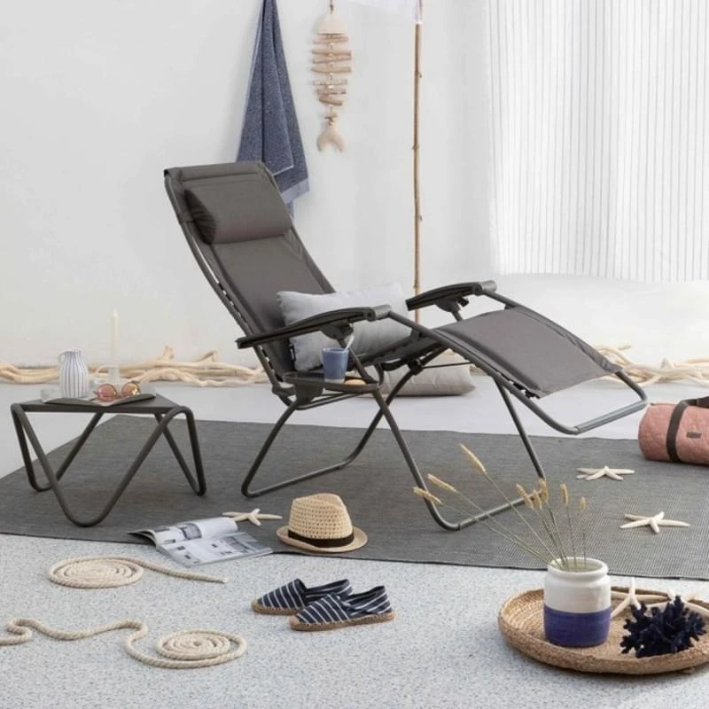 Lafuma RSX Clip Polykatoen Relaxstoel Grijs 3 Lafuma RSX Clip Polykatoen Relaxstoel Grijs - Afbeelding 3