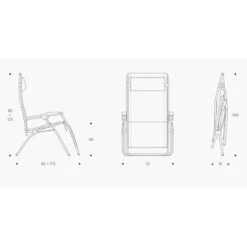 Lafuma RSXA Clip Batyline XL Relaxstoel Grijs -Outdoor Camping Selecteer Winkels 81286 lafuma rsxa clip batyline xl relaxstoel