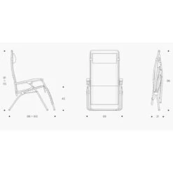 Lafuma RSX Clip Air Comfort Relaxstoel Zwart 8 Lafuma RSX Clip Air Comfort Relaxstoel Zwart -Outdoor Camping Selecteer Winkels 81303 lafuma rsx clip air comfort relaxstoel