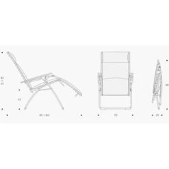 Lafuma Evolution Air Comfort Relaxstoel Donkergrijs -Outdoor Camping Selecteer Winkels 81306 lafuma evolution air comfort relaxstoel