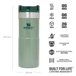 Stanley The NeverLeak Travel Mug 0,35 L Groen 8 Stanley The NeverLeak Travel Mug 0,35 L Groen -Outdoor Camping Selecteer Winkels 82025 stanley the neverleak travel mug 035 l