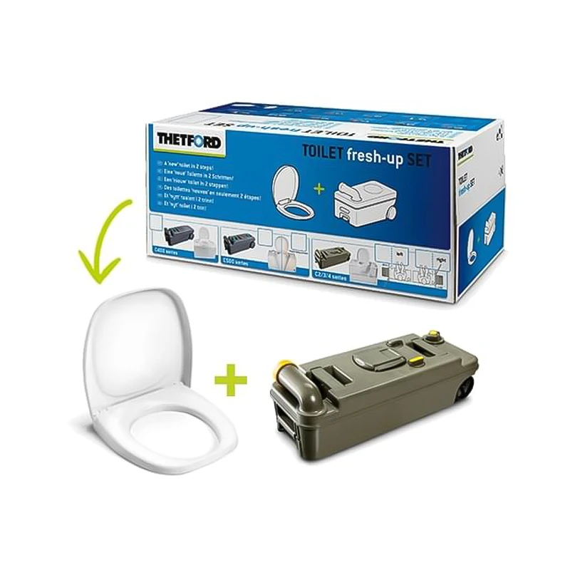Thetford Fresh-Up Set C2-C3-C4 Met Wielen Links 1 Thetford Fresh-Up Set C2-C3-C4 Met Wielen Links