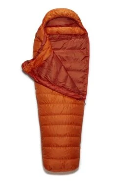 RAB Ascent 300 Mummy Slaapzak Dons Oranje -Outdoor Camping Selecteer Winkels 83860 rab ascent 300 mummy slaapzak dons