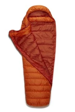 RAB Ascent 300 Mummy Slaapzak Dons Oranje -Outdoor Camping Selecteer Winkels 83861 rab ascent 300 mummy slaapzak dons