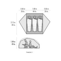 MSR FreeLite 3 / 3 Persoons Tent Groen -Outdoor Camping Selecteer Winkels 84991 msr freelite 3 3 persoons tent
