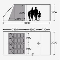 Dometic Rarotonga FTT 401 TC 4-persoons Opblaastent 5 Dometic Rarotonga FTT 401 TC 4-persoons Opblaastent -Outdoor Camping Selecteer Winkels 85417 dometic rarotonga ftt 401 tc 4 persoons opblaastent