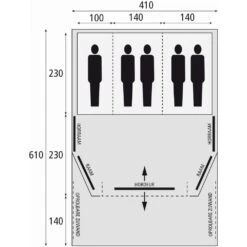 Bardani AirWave 410 DeLuxe TC AIR - 5 Persoons Opblaastent 11 Bardani AirWave 410 DeLuxe TC AIR - 5 Persoons Opblaastent -Outdoor Camping Selecteer Winkels 86623 bardani airwave 410 deluxe tc air 5 persoons opblaastent