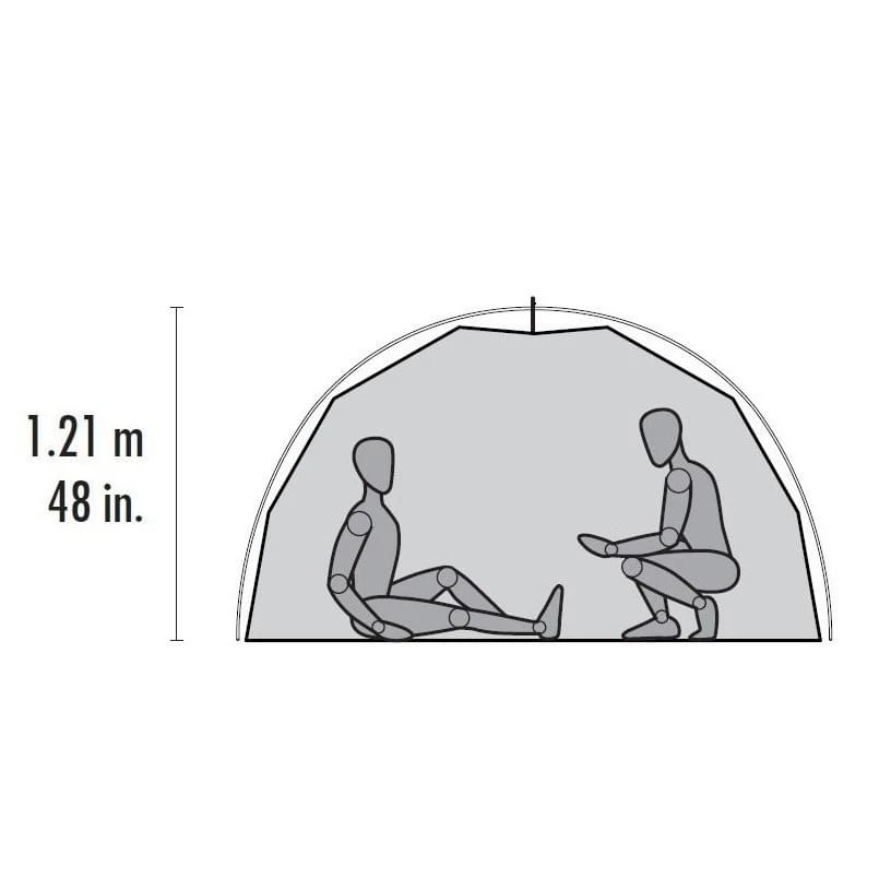 MSR Elixir 4 / 4 Persoons Tent Groen 3 MSR Elixir 4 / 4 Persoons Tent Groen - Afbeelding 3