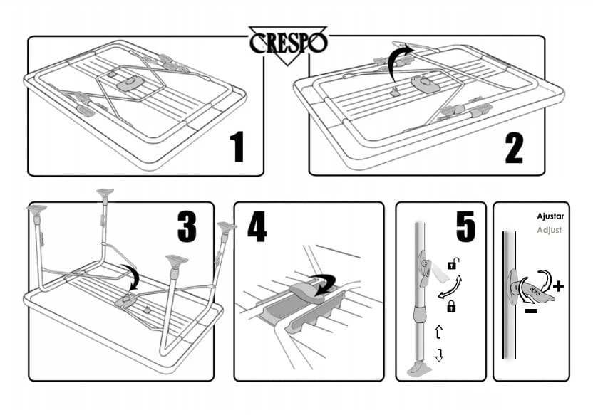 Crespo AP-246 / 101 X 65 Cm Campingtafel 8 Crespo AP-246 / 101 X 65 Cm Campingtafel - Afbeelding 8