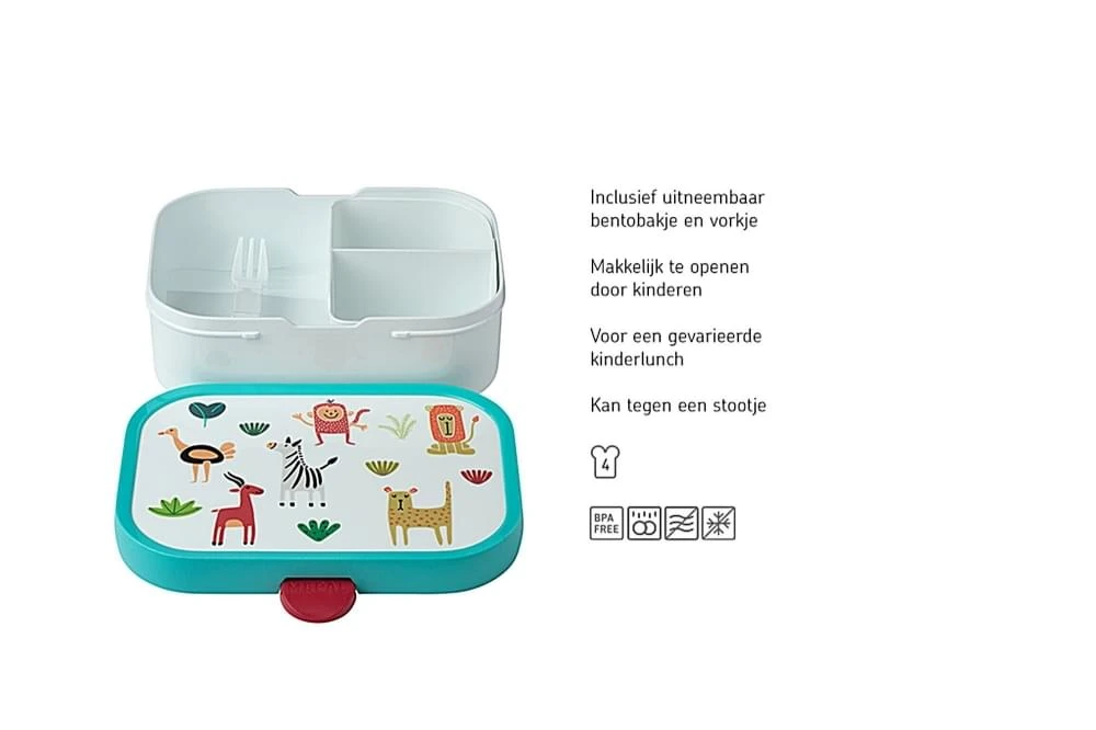 Mepal Lunchbox Campus - Dierenvrienden 2 Mepal Lunchbox Campus - Dierenvrienden - Afbeelding 2