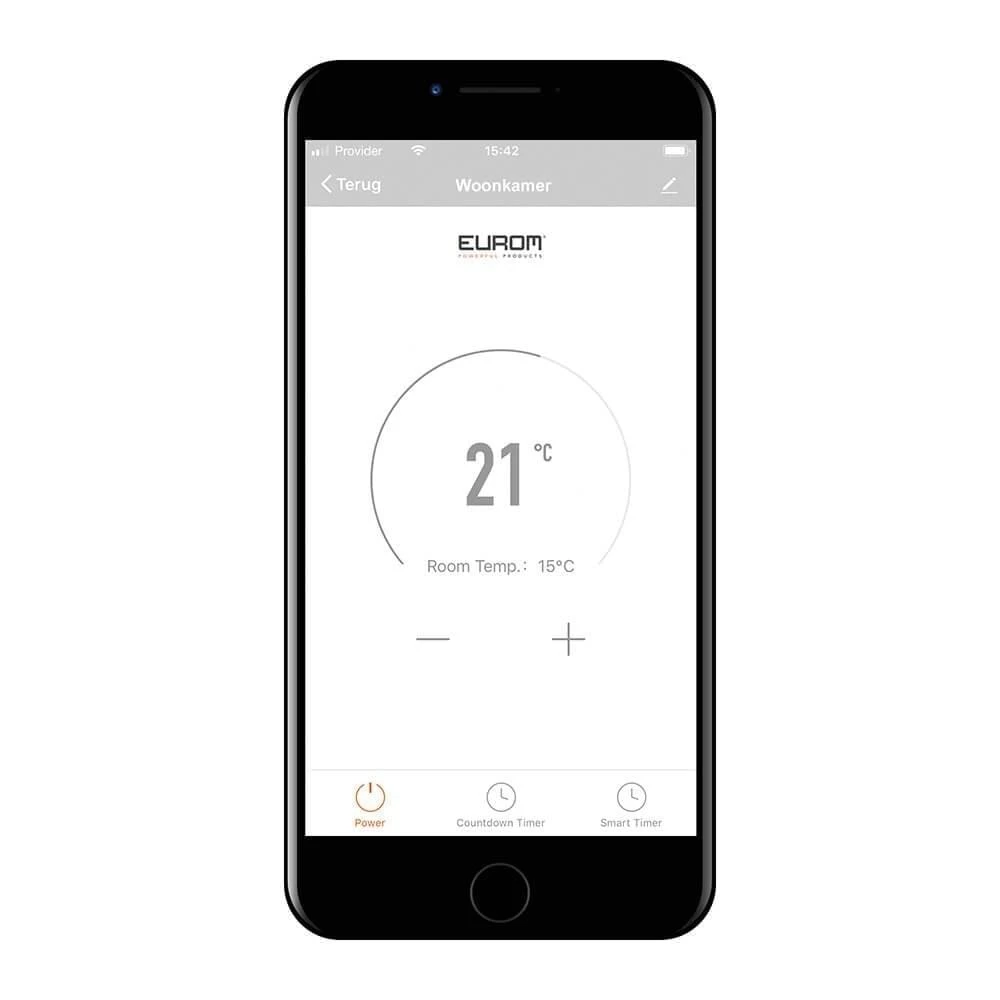 Eurom Alutherm 1500 Wifi Convectorkachel 9 Eurom Alutherm 1500 Wifi Convectorkachel - Afbeelding 9