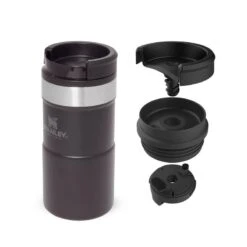 Stanley The NeverLeak Travel Mug 0.25L Zwart 5 Stanley The NeverLeak Travel Mug 0.25L Zwart -Outdoor Camping Selecteer Winkels 94410 stanley the neverleak travel mug 025l zwart