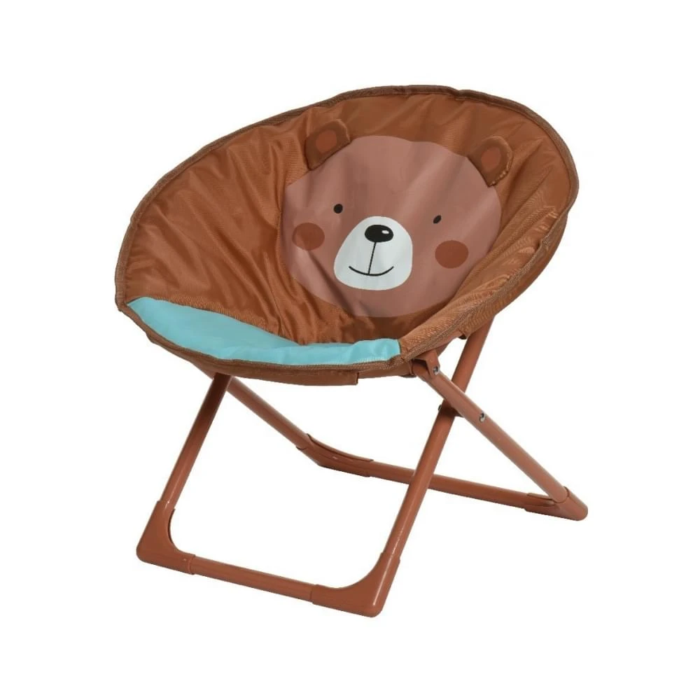 Decoris Beer Kinderstoel Bruin 2 Decoris Beer Kinderstoel Bruin - Afbeelding 2