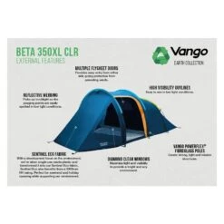 Vango Beta 350XL CLR / 3 Persoons Tent Blauw 7 Vango Beta 350XL CLR / 3 Persoons Tent Blauw -Outdoor Camping Selecteer Winkels 96963 vango beta 350xl clr 3 persoons tent